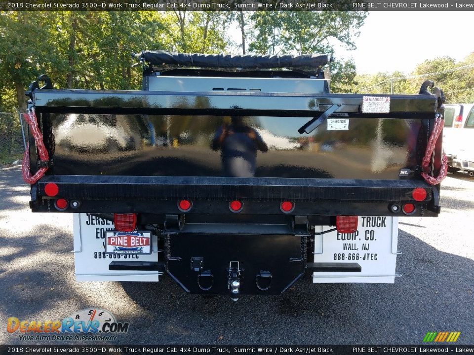 2018 Chevrolet Silverado 3500HD Work Truck Regular Cab 4x4 Dump Truck Summit White / Dark Ash/Jet Black Photo #5