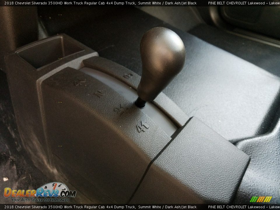 2018 Chevrolet Silverado 3500HD Work Truck Regular Cab 4x4 Dump Truck Summit White / Dark Ash/Jet Black Photo #9