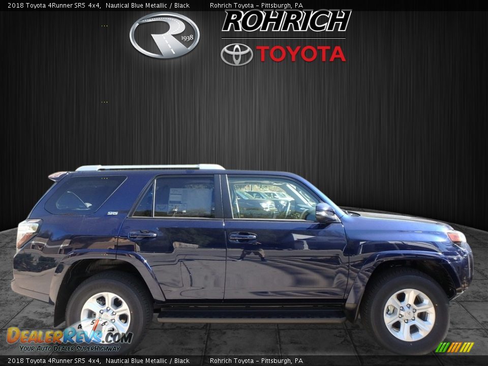 2018 Toyota 4Runner SR5 4x4 Nautical Blue Metallic / Black Photo #2
