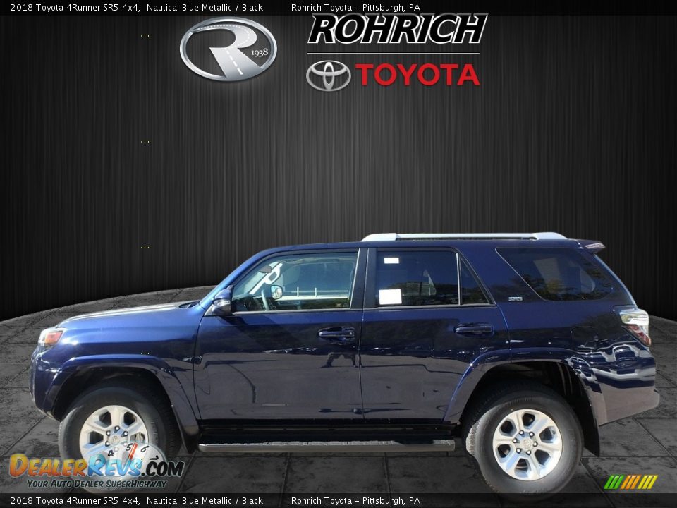2018 Toyota 4Runner SR5 4x4 Nautical Blue Metallic / Black Photo #3