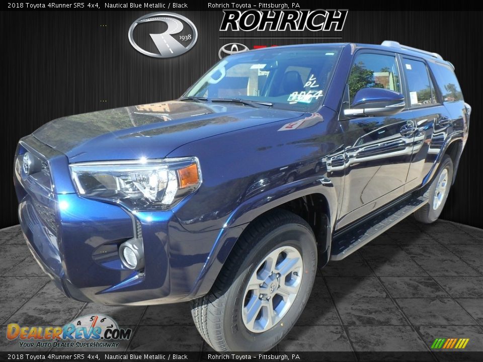 2018 Toyota 4Runner SR5 4x4 Nautical Blue Metallic / Black Photo #4