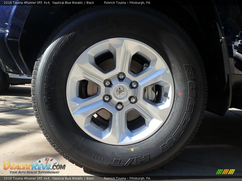 2018 Toyota 4Runner SR5 4x4 Nautical Blue Metallic / Black Photo #5