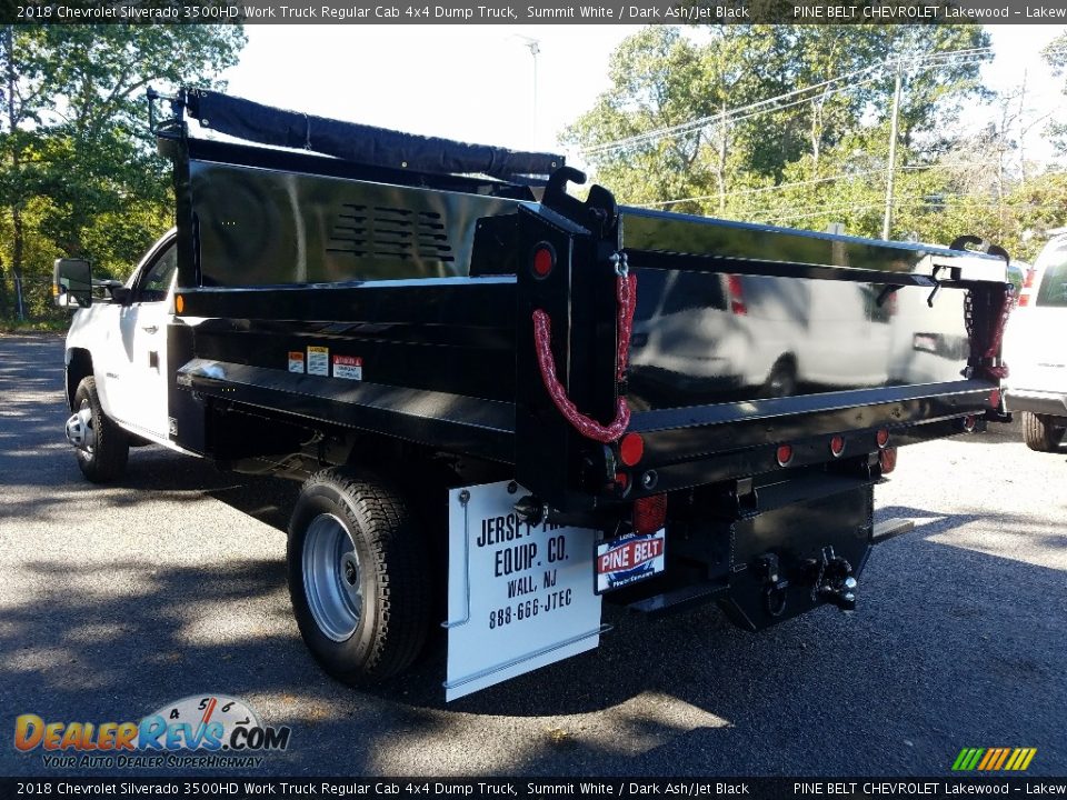 2018 Chevrolet Silverado 3500HD Work Truck Regular Cab 4x4 Dump Truck Summit White / Dark Ash/Jet Black Photo #4