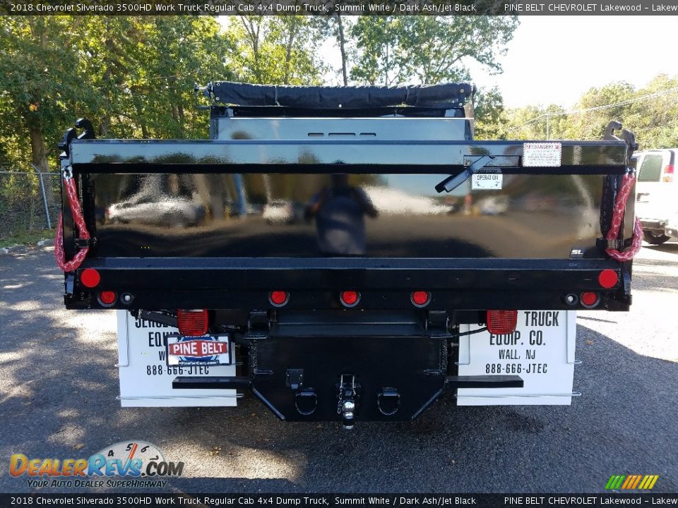 2018 Chevrolet Silverado 3500HD Work Truck Regular Cab 4x4 Dump Truck Summit White / Dark Ash/Jet Black Photo #5