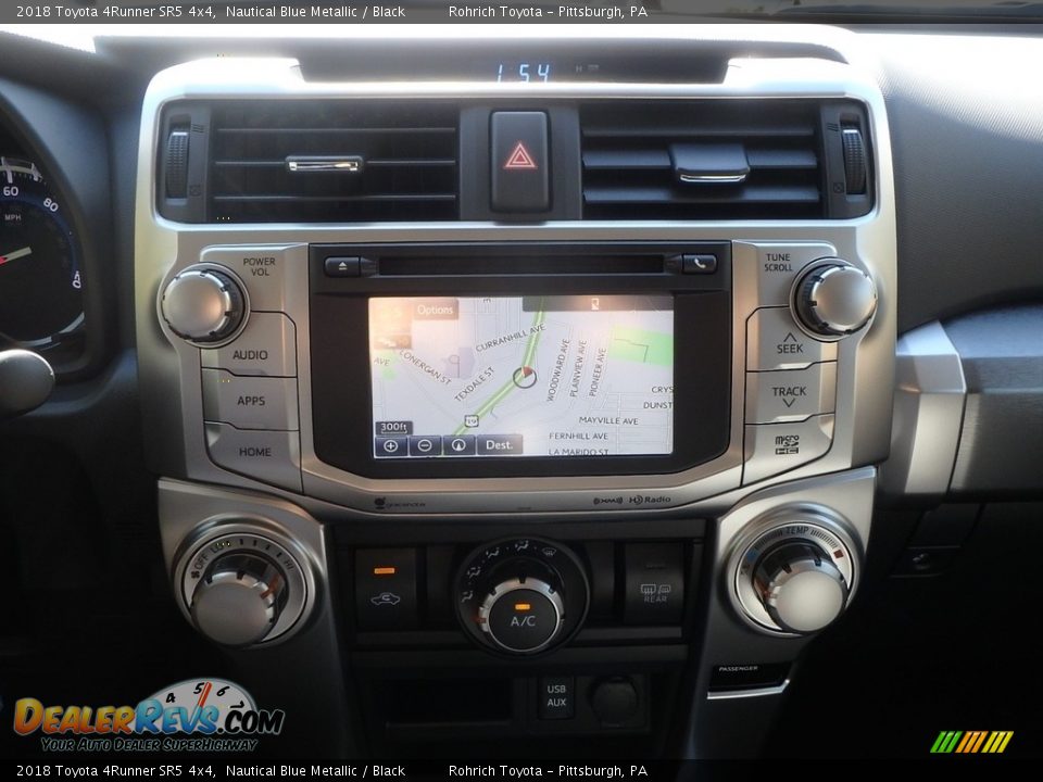 2018 Toyota 4Runner SR5 4x4 Nautical Blue Metallic / Black Photo #12