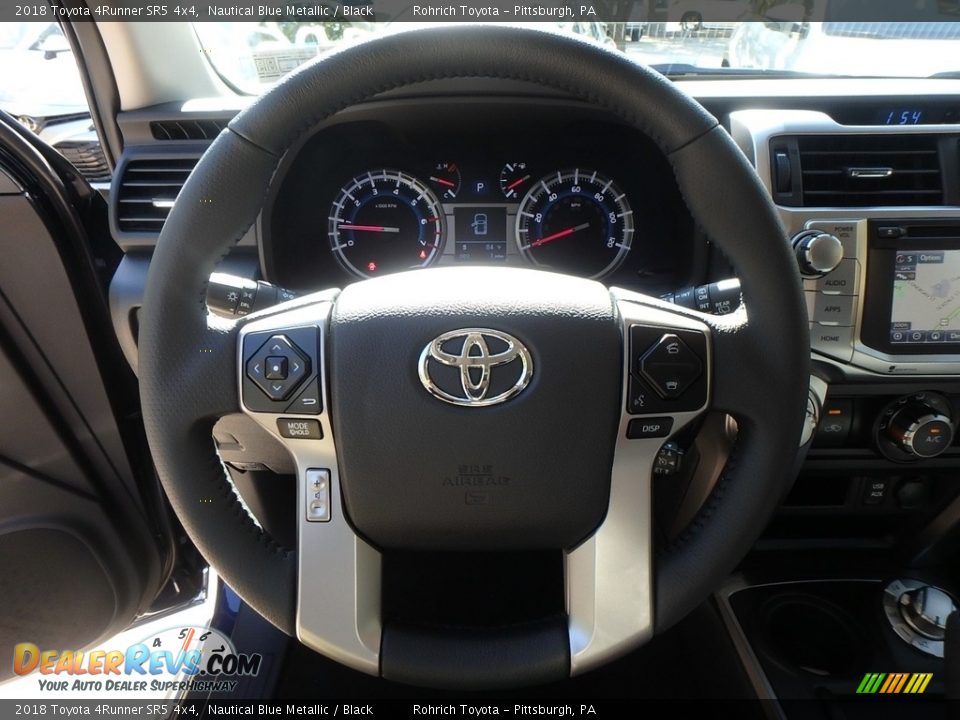 2018 Toyota 4Runner SR5 4x4 Nautical Blue Metallic / Black Photo #15