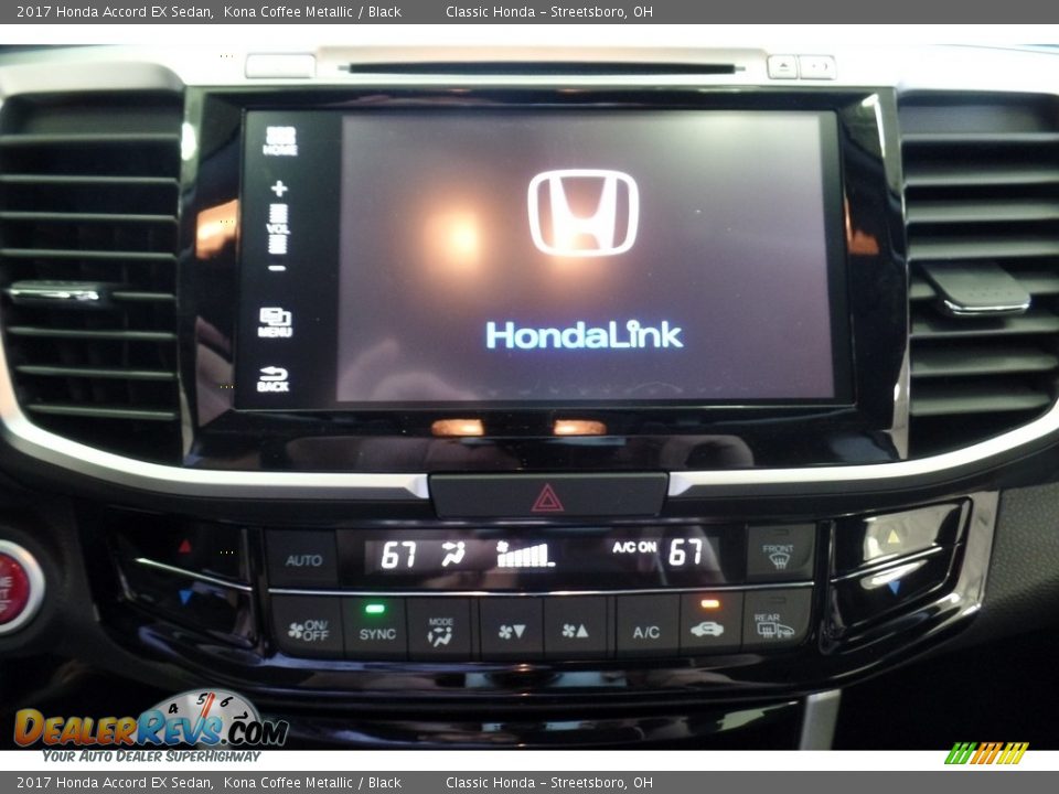 2017 Honda Accord EX Sedan Kona Coffee Metallic / Black Photo #13