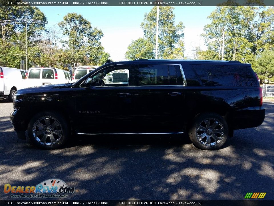 2018 Chevrolet Suburban Premier 4WD Black / Cocoa/­Dune Photo #3