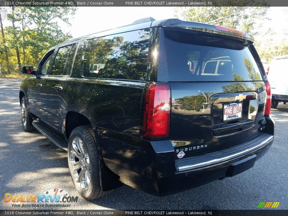 2018 Chevrolet Suburban Premier 4WD Black / Cocoa/­Dune Photo #4