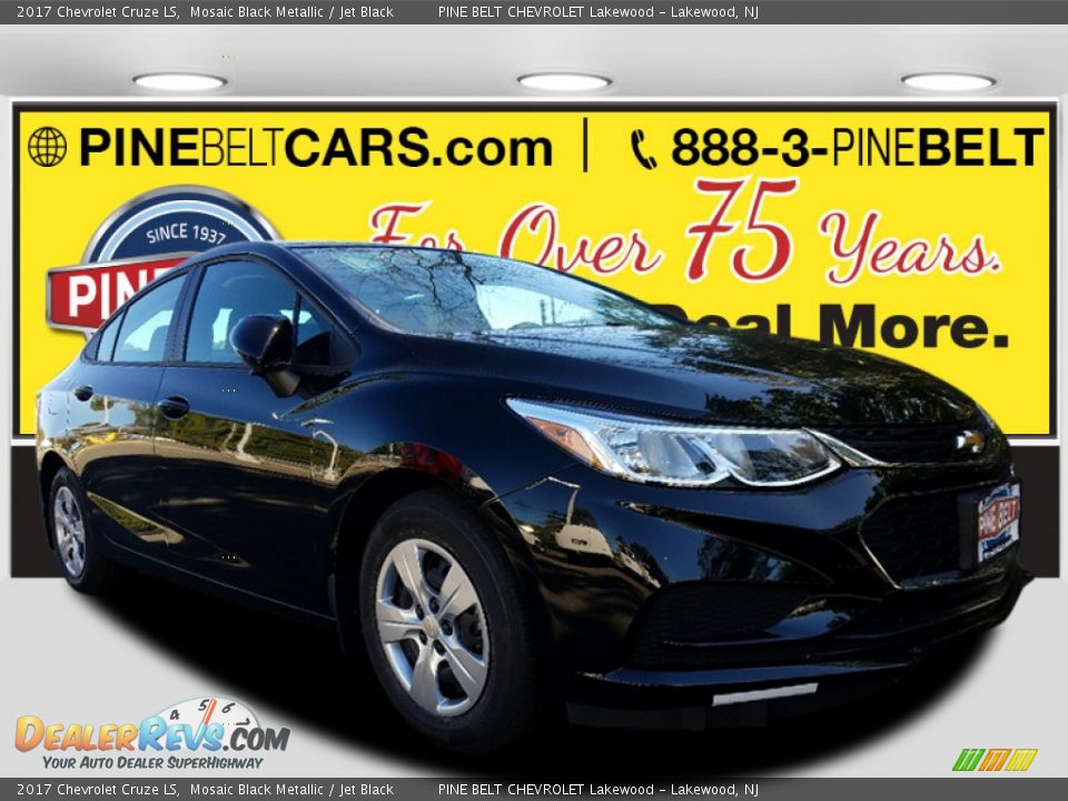 2017 Chevrolet Cruze LS Mosaic Black Metallic / Jet Black Photo #1