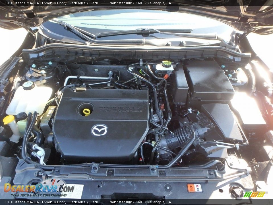 2010 Mazda MAZDA3 i Sport 4 Door Black Mica / Black Photo #2