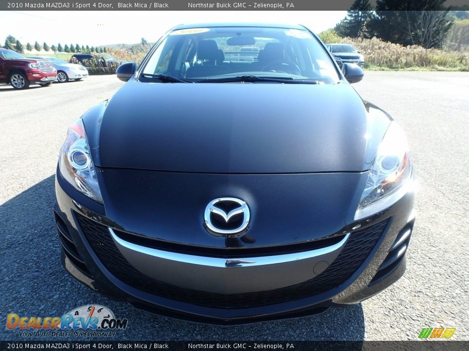 2010 Mazda MAZDA3 i Sport 4 Door Black Mica / Black Photo #3