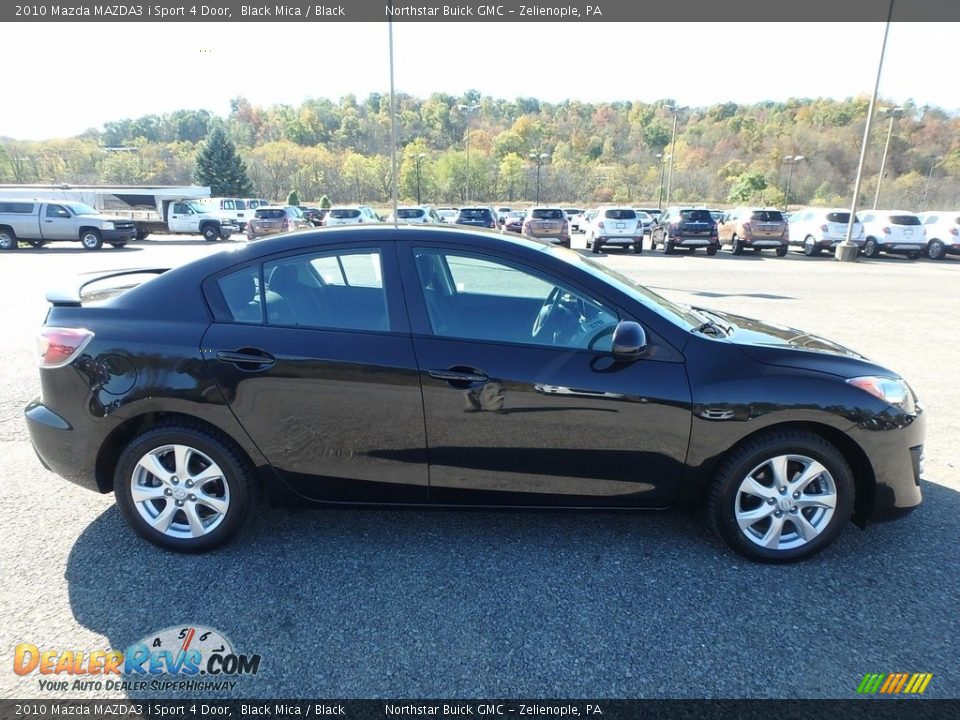 2010 Mazda MAZDA3 i Sport 4 Door Black Mica / Black Photo #5