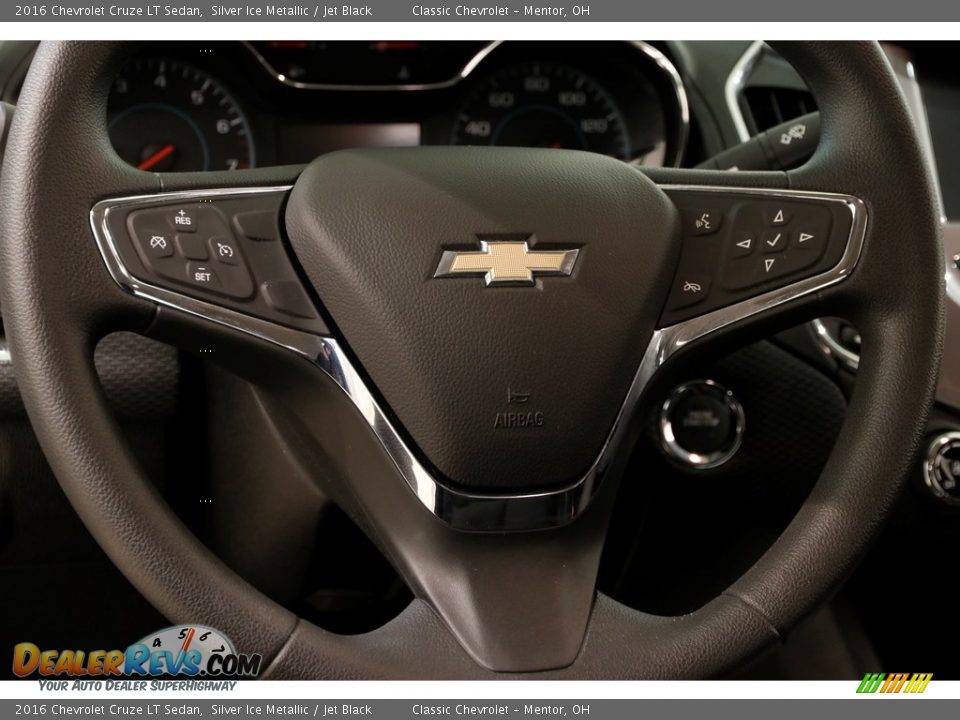 2016 Chevrolet Cruze LT Sedan Silver Ice Metallic / Jet Black Photo #7