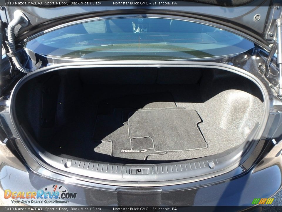 2010 Mazda MAZDA3 i Sport 4 Door Black Mica / Black Photo #11