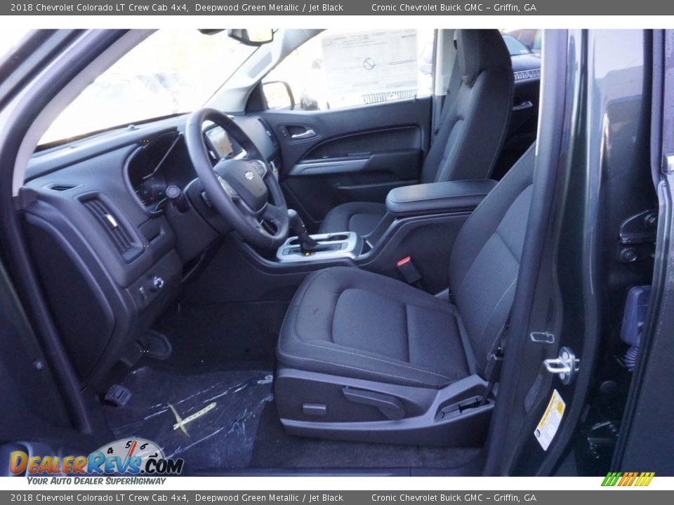 2018 Chevrolet Colorado LT Crew Cab 4x4 Deepwood Green Metallic / Jet Black Photo #9
