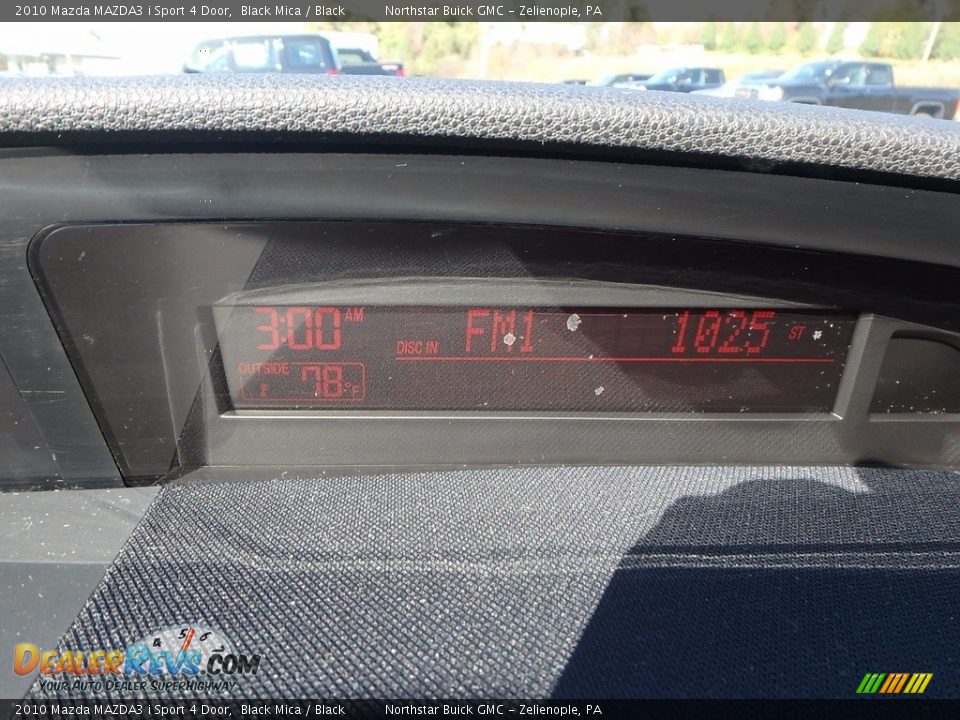 2010 Mazda MAZDA3 i Sport 4 Door Black Mica / Black Photo #29