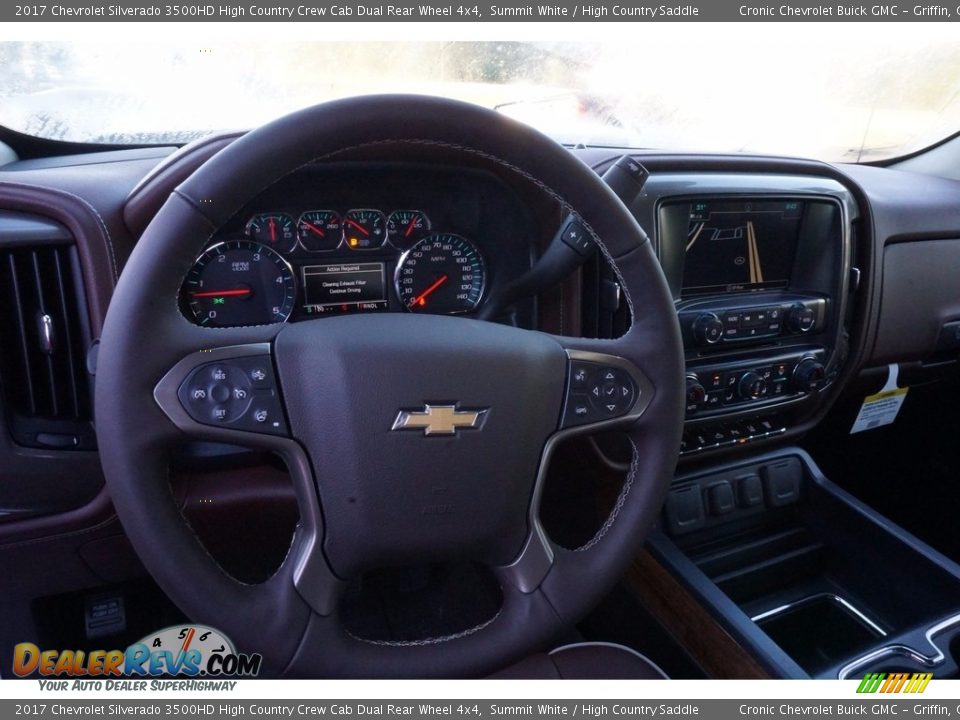 2017 Chevrolet Silverado 3500HD High Country Crew Cab Dual Rear Wheel 4x4 Summit White / High Country Saddle Photo #10