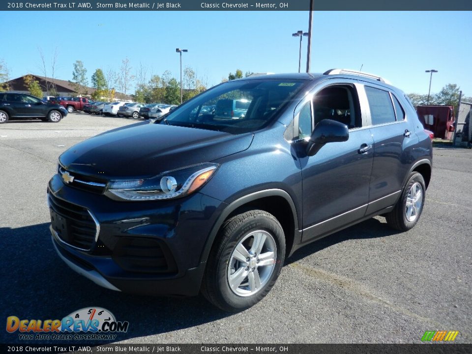 2018 Chevrolet Trax LT AWD Storm Blue Metallic / Jet Black Photo #1