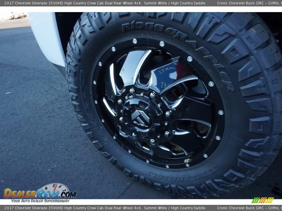 2017 Chevrolet Silverado 3500HD High Country Crew Cab Dual Rear Wheel 4x4 Summit White / High Country Saddle Photo #12