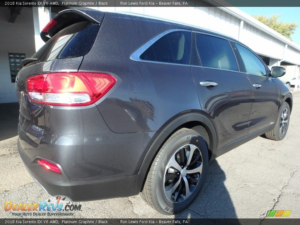 2018 Kia Sorento EX V6 AWD Platinum Graphite / Black Photo #2