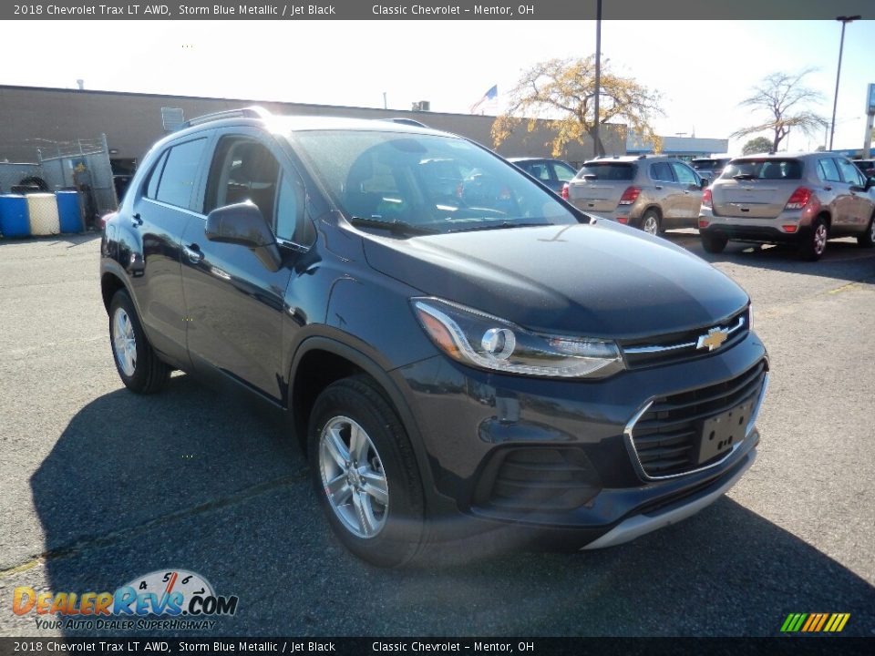 2018 Chevrolet Trax LT AWD Storm Blue Metallic / Jet Black Photo #3