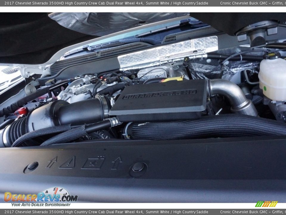 2017 Chevrolet Silverado 3500HD High Country Crew Cab Dual Rear Wheel 4x4 Summit White / High Country Saddle Photo #14