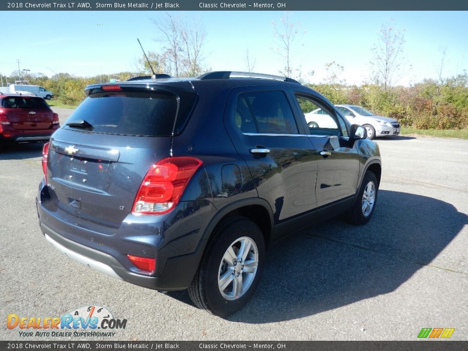 2018 Chevrolet Trax LT AWD Storm Blue Metallic / Jet Black Photo #4