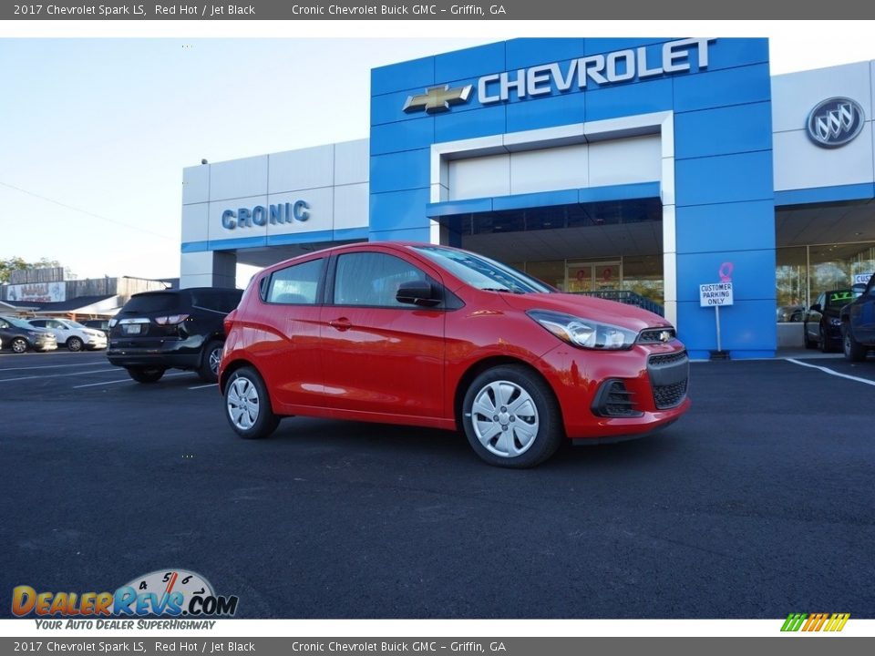 2017 Chevrolet Spark LS Red Hot / Jet Black Photo #1