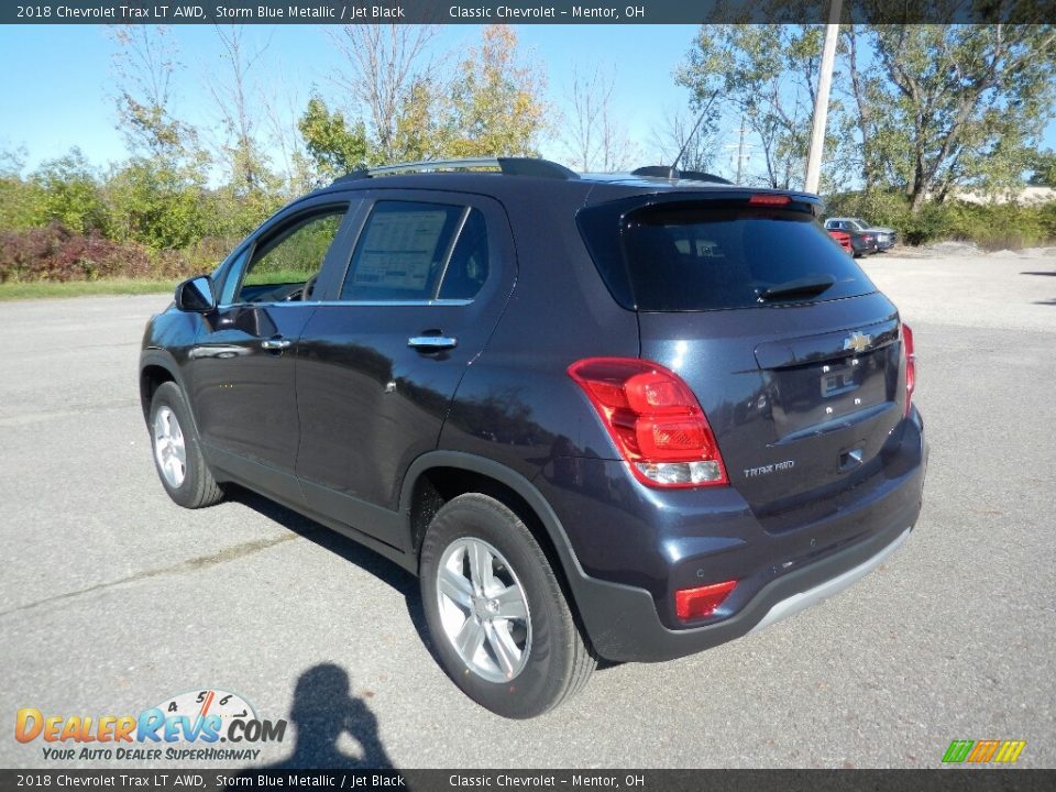 2018 Chevrolet Trax LT AWD Storm Blue Metallic / Jet Black Photo #5