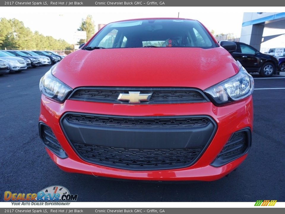 2017 Chevrolet Spark LS Red Hot / Jet Black Photo #2