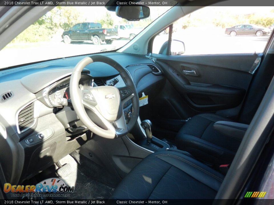 2018 Chevrolet Trax LT AWD Storm Blue Metallic / Jet Black Photo #7