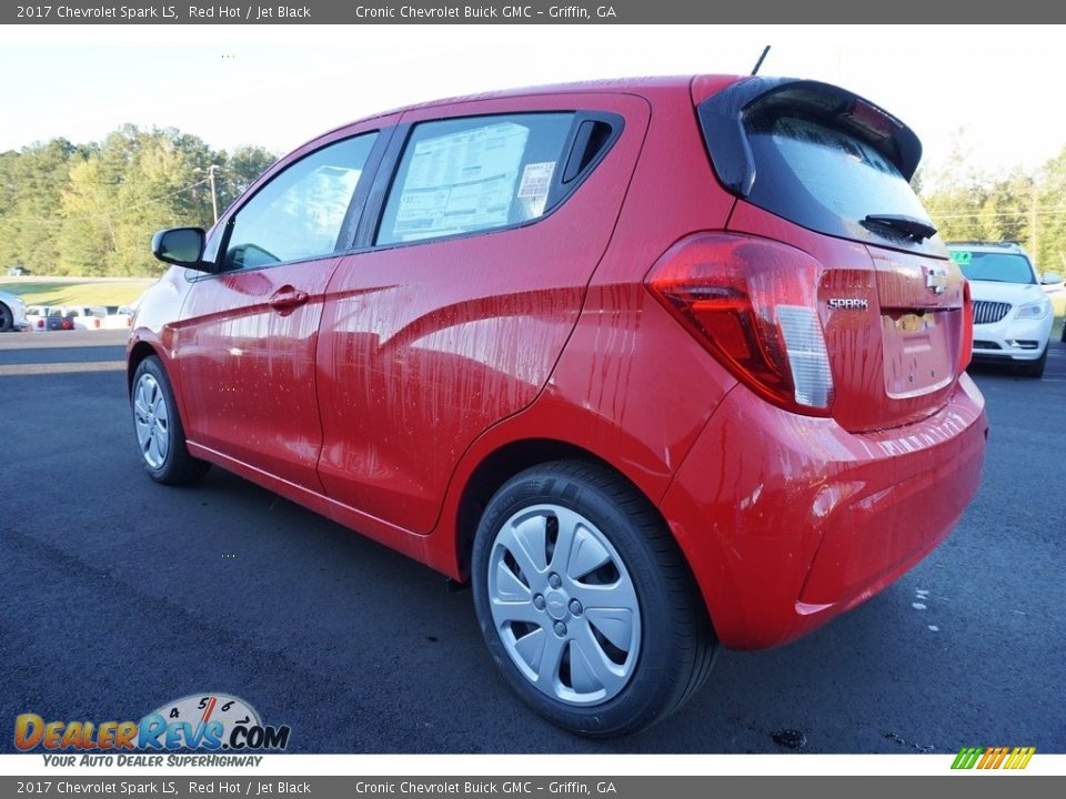 2017 Chevrolet Spark LS Red Hot / Jet Black Photo #5