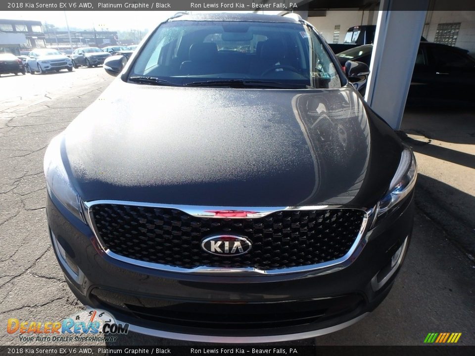 2018 Kia Sorento EX V6 AWD Platinum Graphite / Black Photo #8