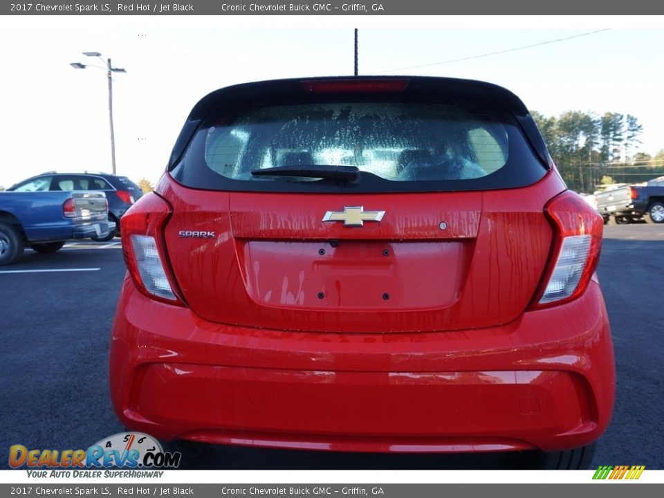 2017 Chevrolet Spark LS Red Hot / Jet Black Photo #6