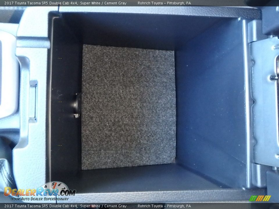 2017 Toyota Tacoma SR5 Double Cab 4x4 Super White / Cement Gray Photo #13