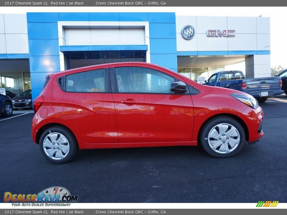 2017 Chevrolet Spark LS Red Hot / Jet Black Photo #8