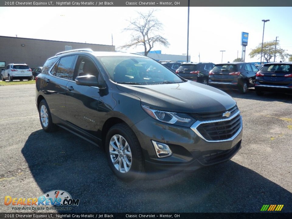 2018 Chevrolet Equinox LT Nightfall Gray Metallic / Jet Black Photo #3