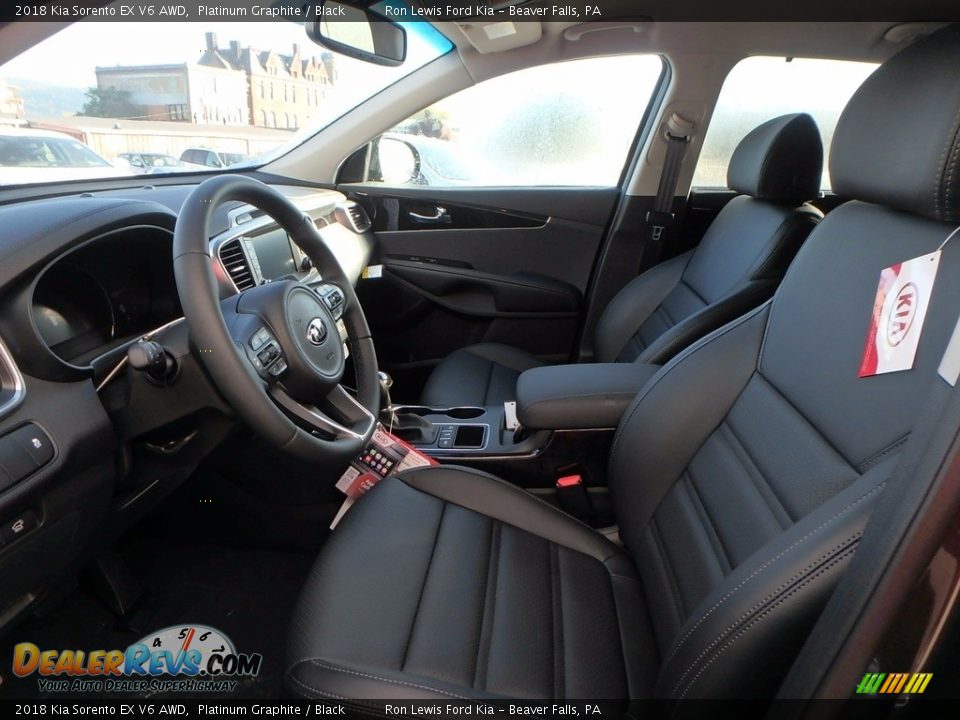 2018 Kia Sorento EX V6 AWD Platinum Graphite / Black Photo #11