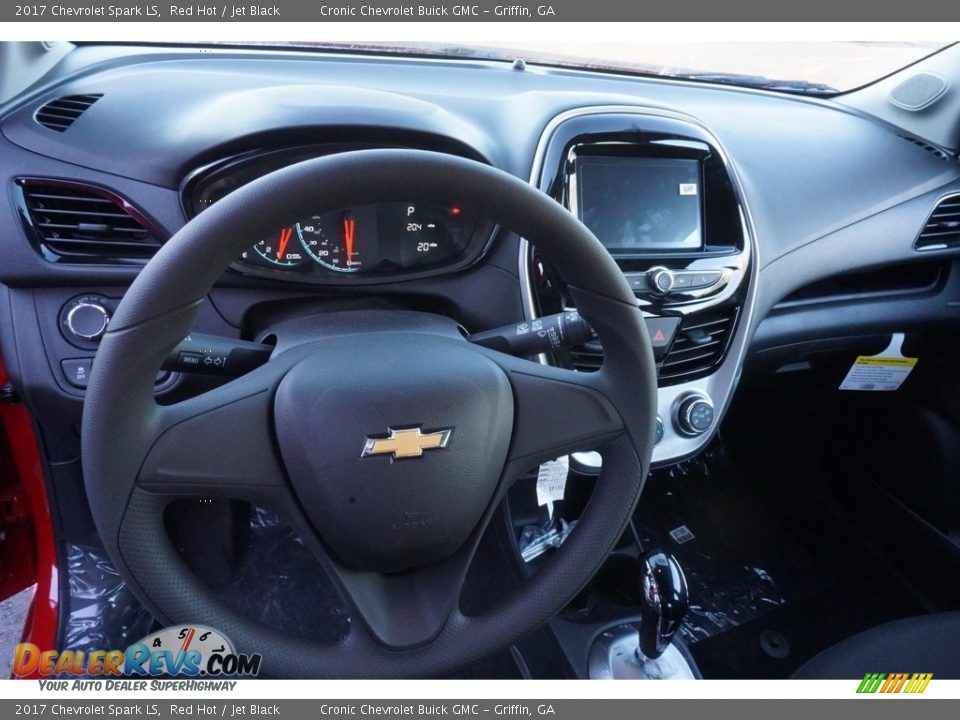 2017 Chevrolet Spark LS Red Hot / Jet Black Photo #10