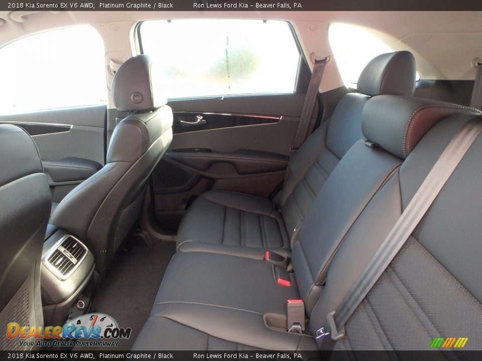 2018 Kia Sorento EX V6 AWD Platinum Graphite / Black Photo #12