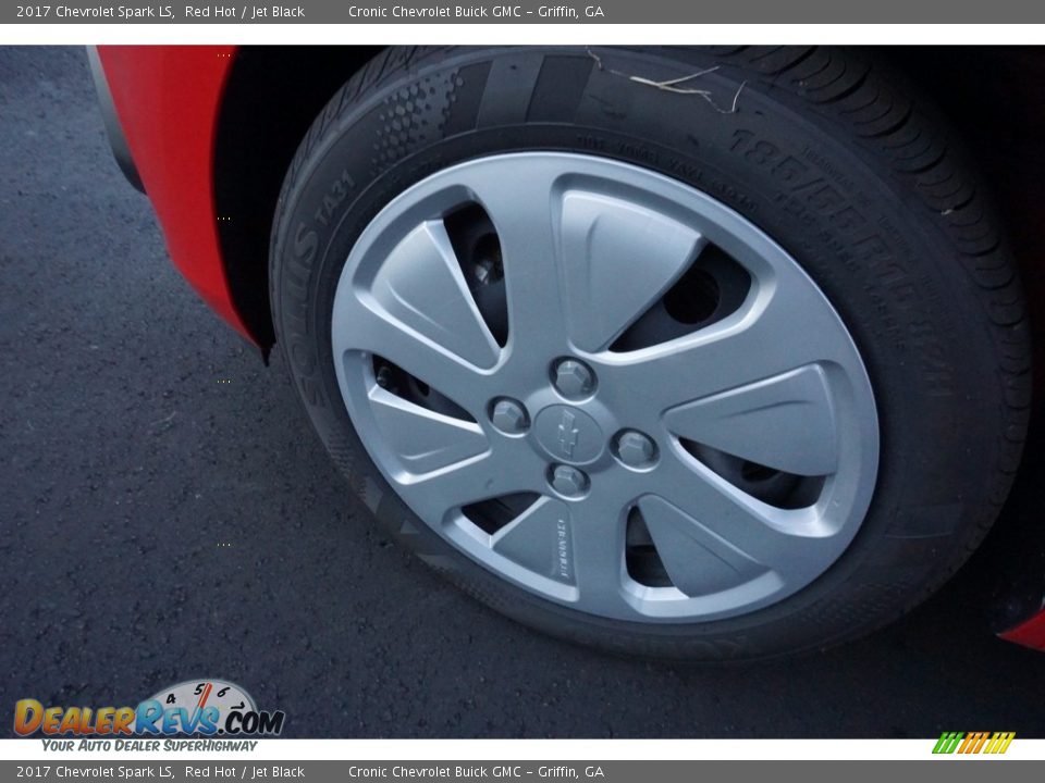 2017 Chevrolet Spark LS Red Hot / Jet Black Photo #11