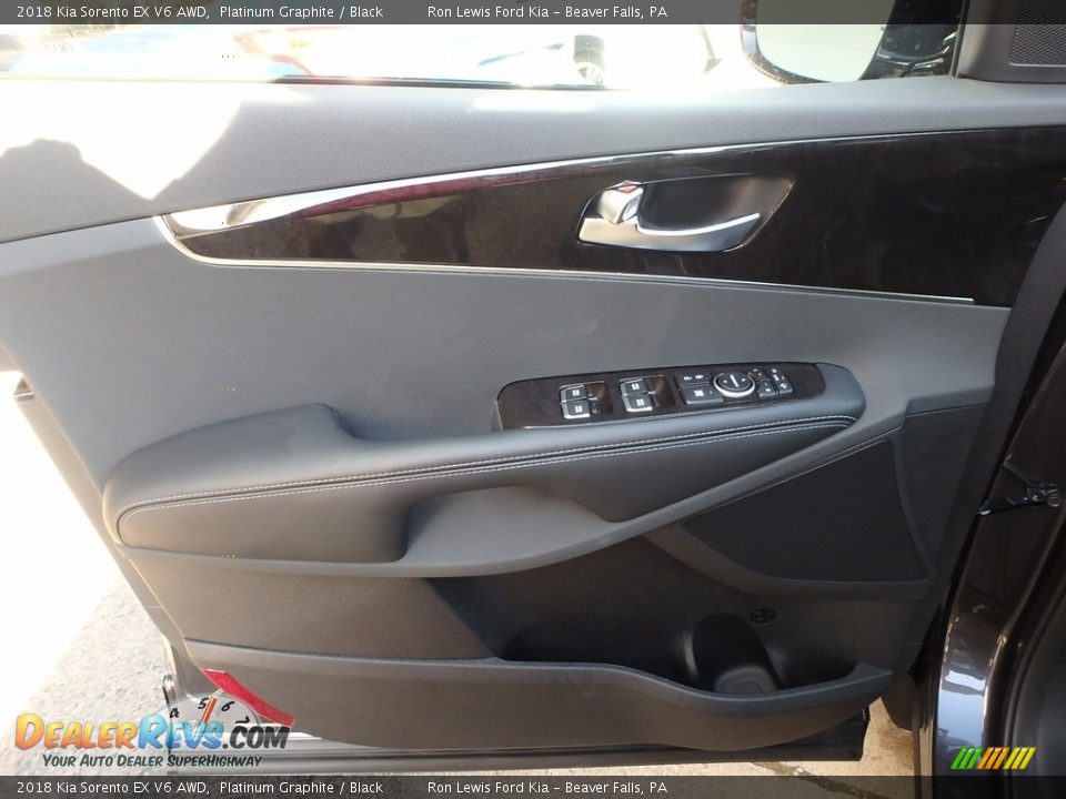 2018 Kia Sorento EX V6 AWD Platinum Graphite / Black Photo #14