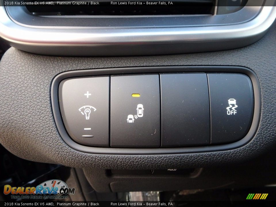 2018 Kia Sorento EX V6 AWD Platinum Graphite / Black Photo #15