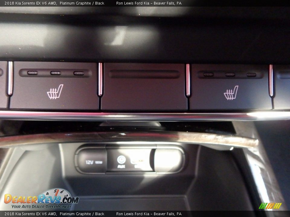 2018 Kia Sorento EX V6 AWD Platinum Graphite / Black Photo #19