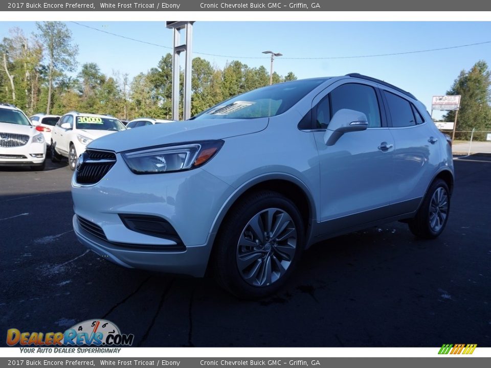 2017 Buick Encore Preferred White Frost Tricoat / Ebony Photo #3