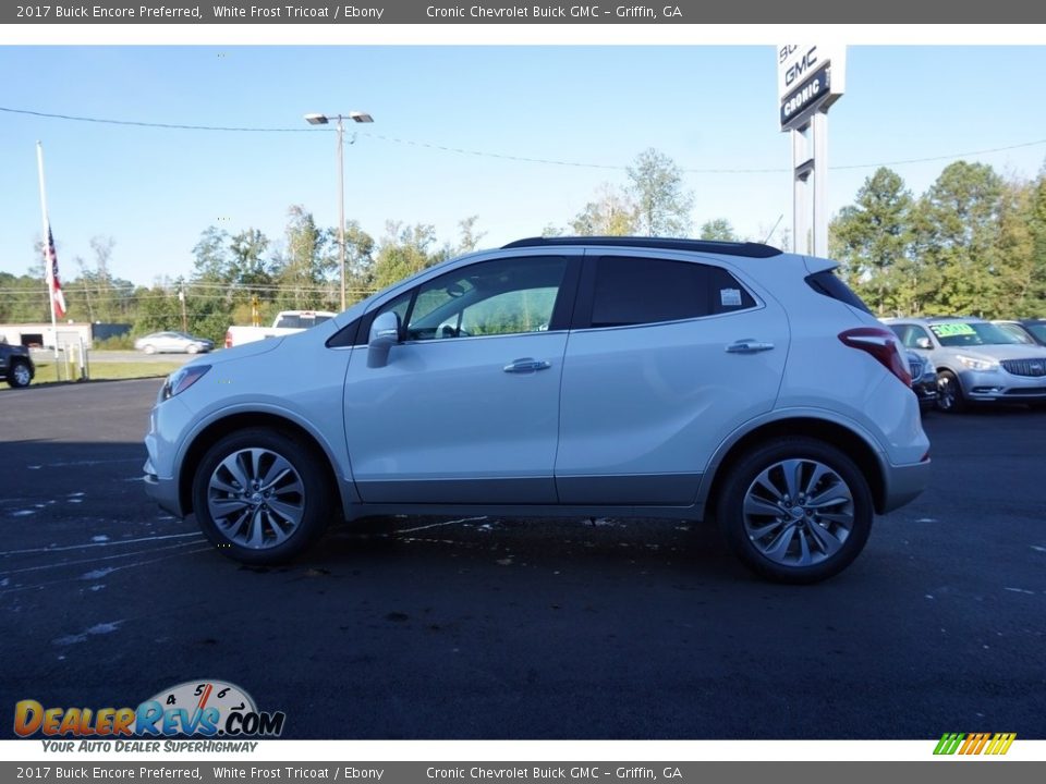 2017 Buick Encore Preferred White Frost Tricoat / Ebony Photo #4