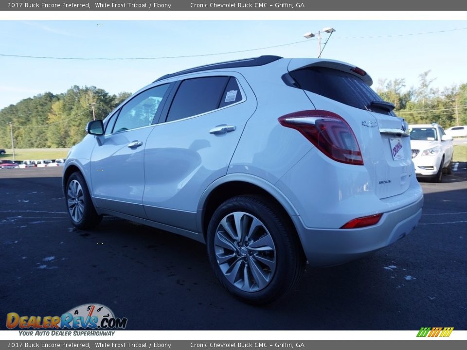 2017 Buick Encore Preferred White Frost Tricoat / Ebony Photo #5