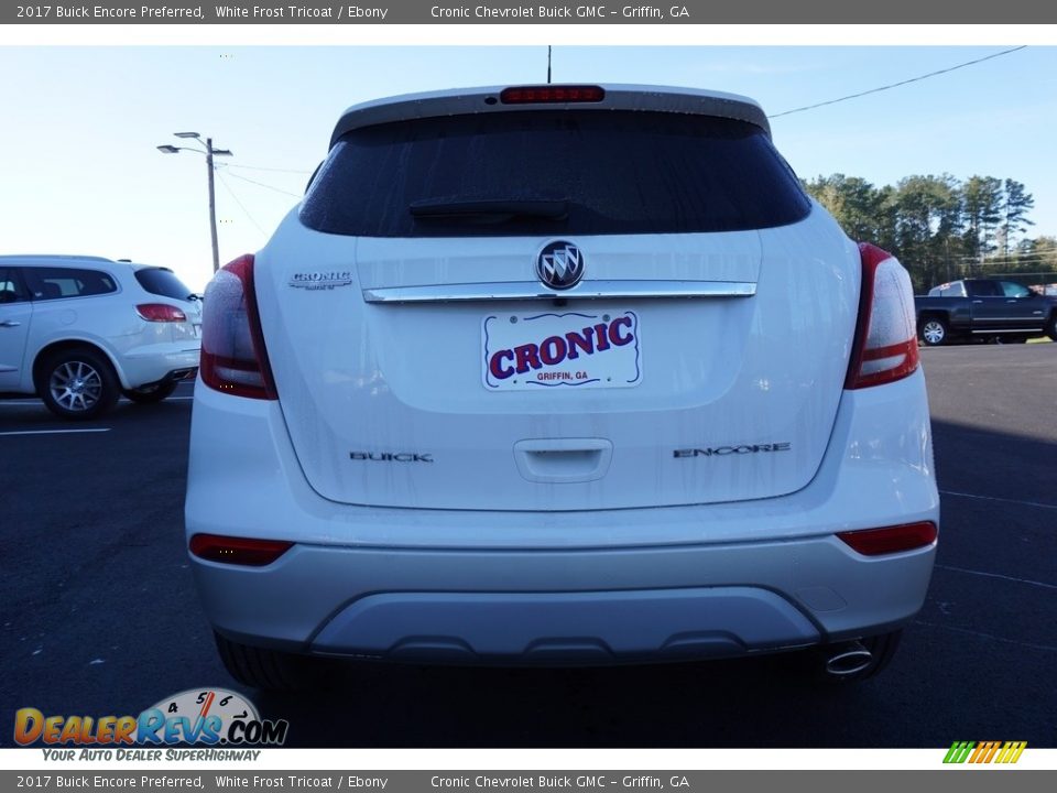 2017 Buick Encore Preferred White Frost Tricoat / Ebony Photo #6