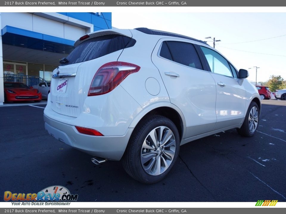 2017 Buick Encore Preferred White Frost Tricoat / Ebony Photo #7